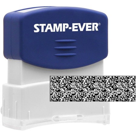 STAMP-EVER Pre-Ink Security Block, 9-/16"x1-11/16", Blue USS8866